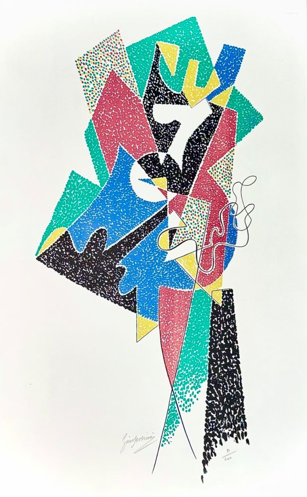 Litografía Severini - Untitled 