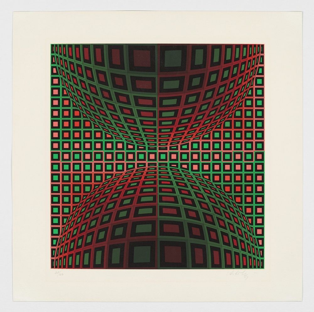 Serigrafía Vasarely - Untitled