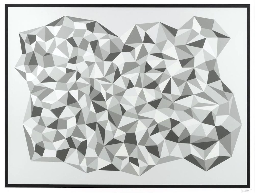 Serigrafía Lewitt - Untitled