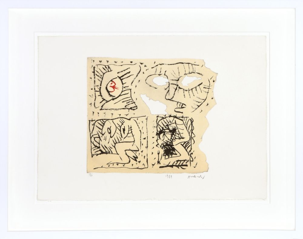 Aguatinta Alechinsky - Untitled