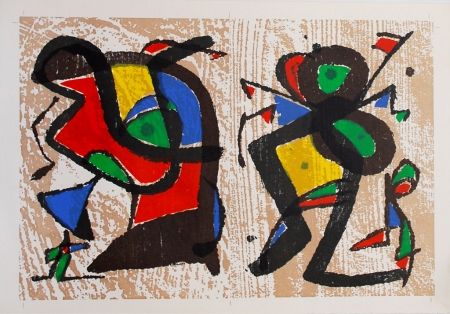 Grabado En Madera Miró - Untitled