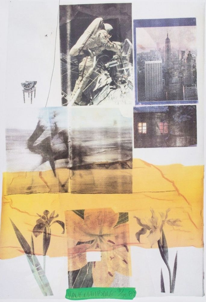 Serigrafía Rauschenberg - Untitled