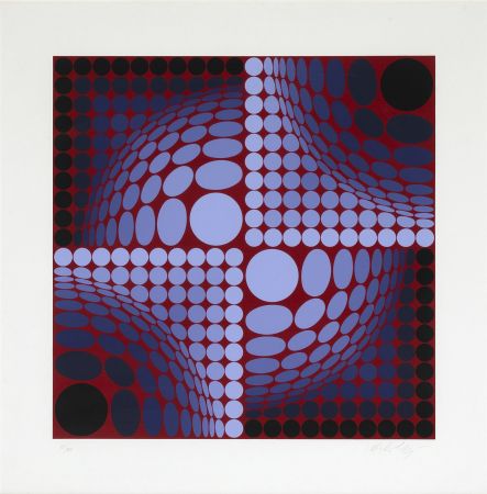 Serigrafía Vasarely - Untitled