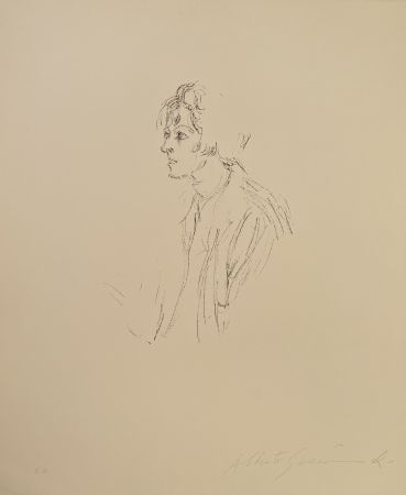 Litografía Giacometti - Untitled