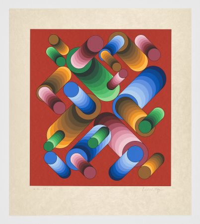 Litografía Vasarely - Untitled