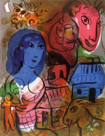 Litografía Chagall - Untitled