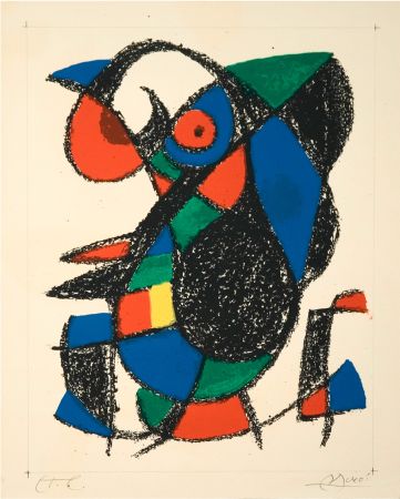 Litografía Miró - Untitled-sin título