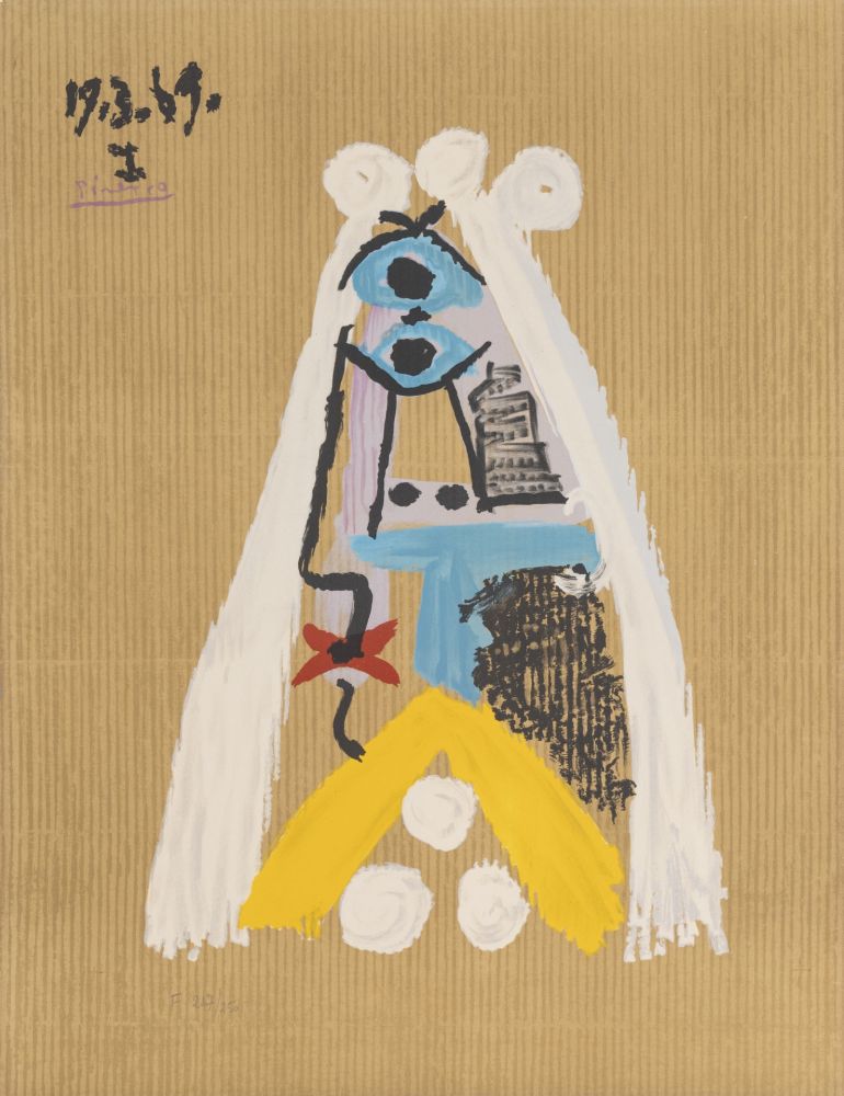 Litografía Picasso - Untitled (19.3.69.I)