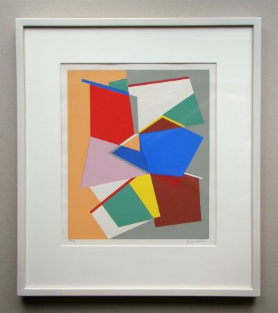 Serigrafía Dias - Untitled abstract composition