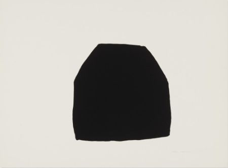 Litografía Shapiro - Untitled (Black)