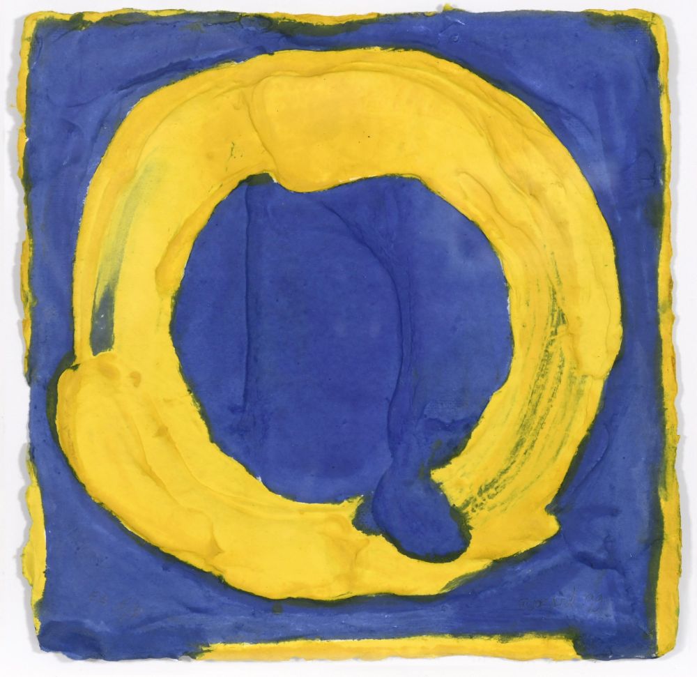 Grabado Bogart - Untitled (Blue – yellow)