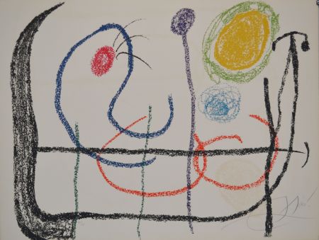 Litografía Miró - Untitled, from Album 21 portfolio - M1136