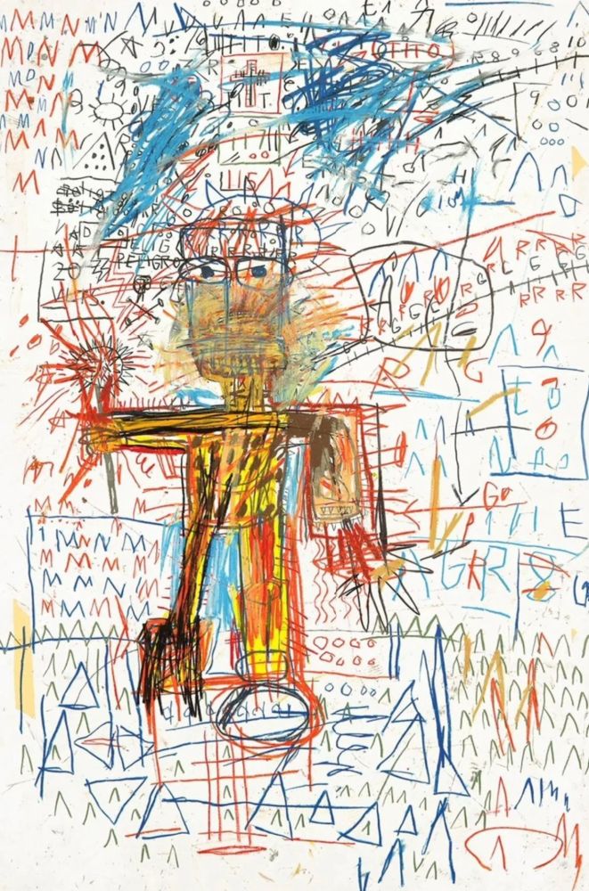 Serigrafía Basquiat - Untitled (from Figure Portfolio)