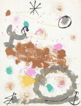 Litografía Miró - Untitled (from Quelques Fleurs Pour Des Amis)