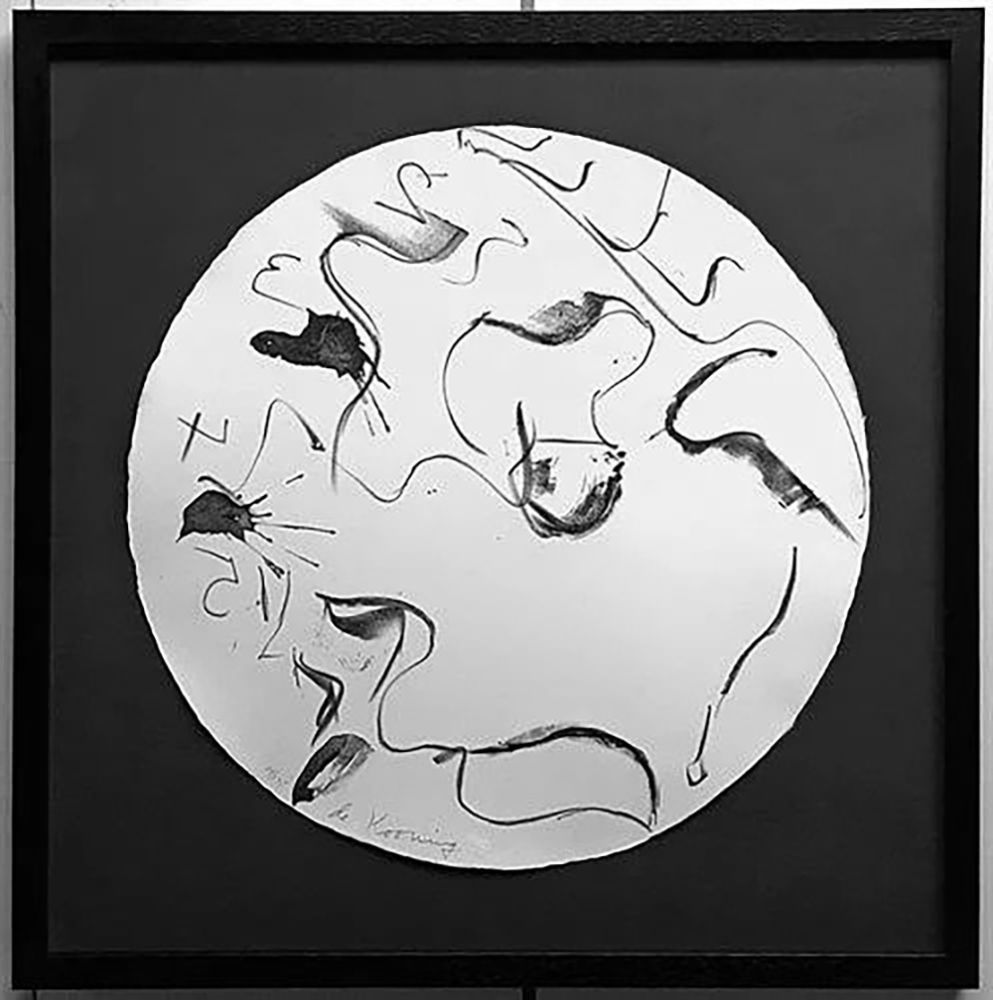Litografía De Kooning - Untitled from Self Portrait in a Convex Mirror