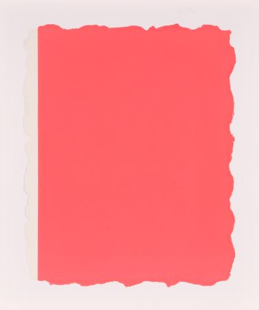 Aguatinta Flavin - Untitled, from Sequences - Pink