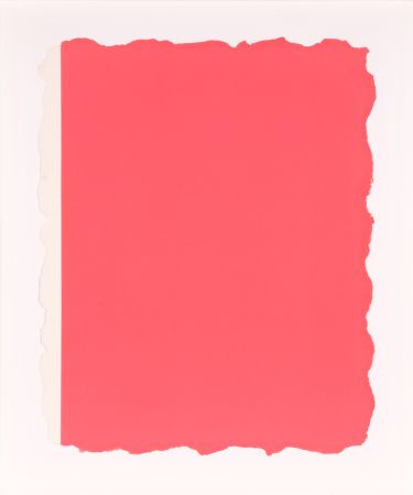 Aguatinta Flavin - Untitled, from Sequences - Pink