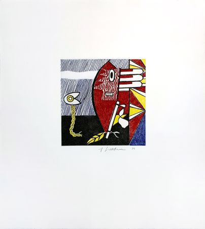 Grabado Lichtenstein - Untitled I