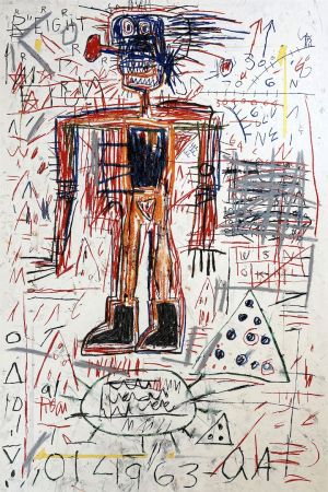 Serigrafía Basquiat - Untitled II from The Figure Portfolio