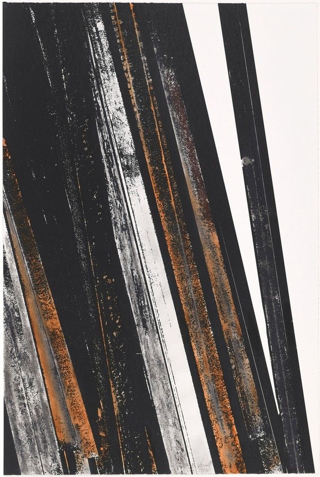 Serigrafía Venet - Untitled II (Lignes droites)