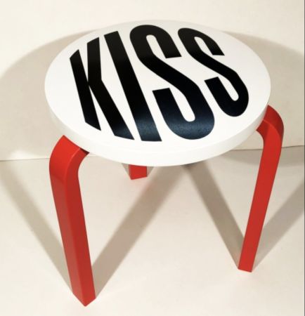 Grabado En Madera Kruger - Untitled (Kiss)