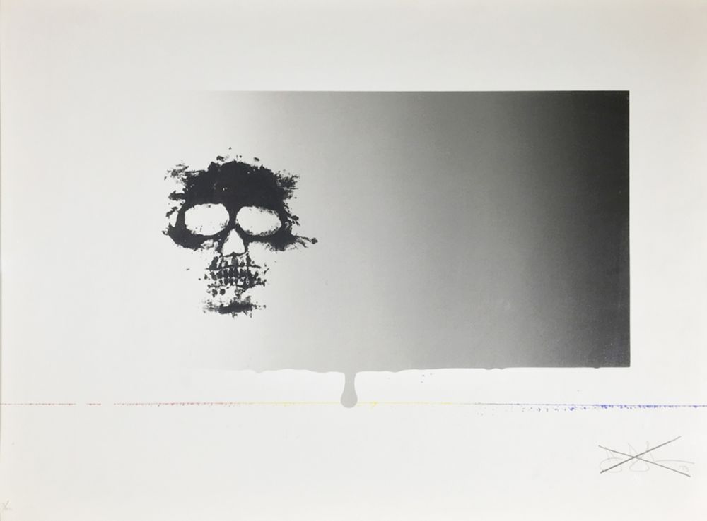 Serigrafía Johns - Untitled (Skull)