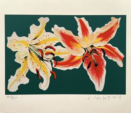 Serigrafía Nesbitt - Untitled (Two Lilies)
