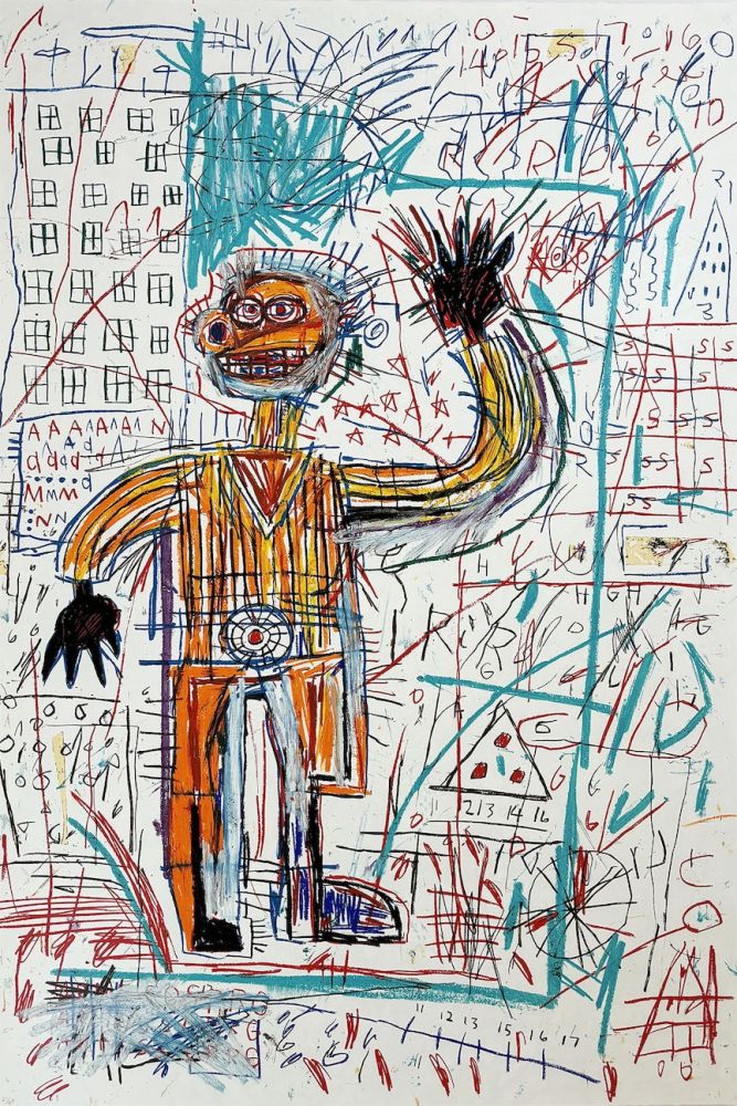 Serigrafía Basquiat - Untitled V from The Figure Portfolio