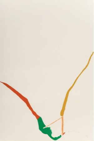 Múltiple Frankenthaler - Untitled (What red lines can do)