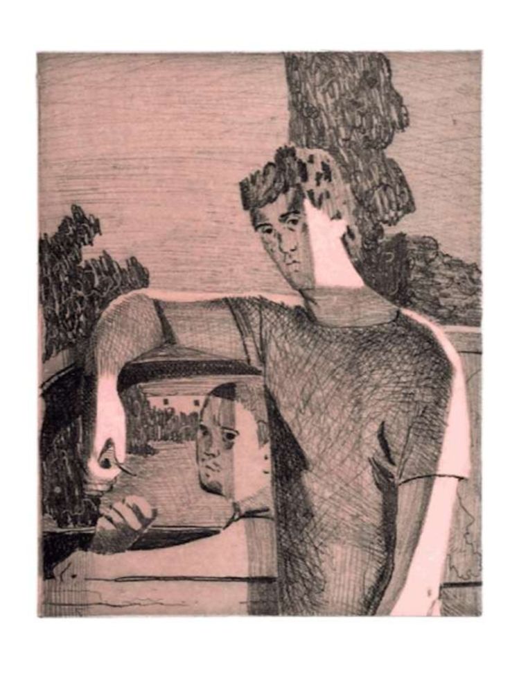 Grabado Bollinger - Untitled (Window Exchange)