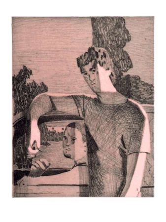 Grabado Bollinger - Untitled (Window Exchange)
