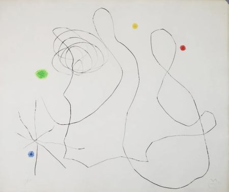 Múltiple Miró - Untitled X (from Flux de l'Aimant)