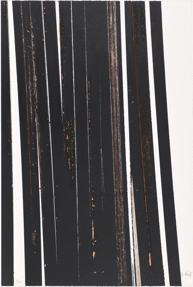 Serigrafía Venet - Untitled X (Lignes droites)