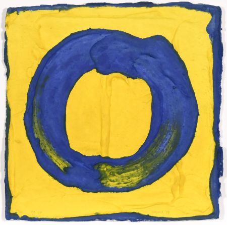 Grabado Bogart - Untitled (Yellow – blue)