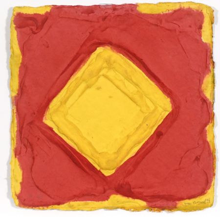 Grabado Bogart - Untitled (yellow – red)