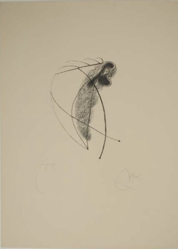 Litografía Miró - Untitled/Sin título