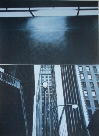 Serigrafía Monory - USA 76 - Skyscrapers