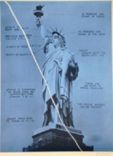 Serigrafía Monory - USA 76 - Statue de la liberté