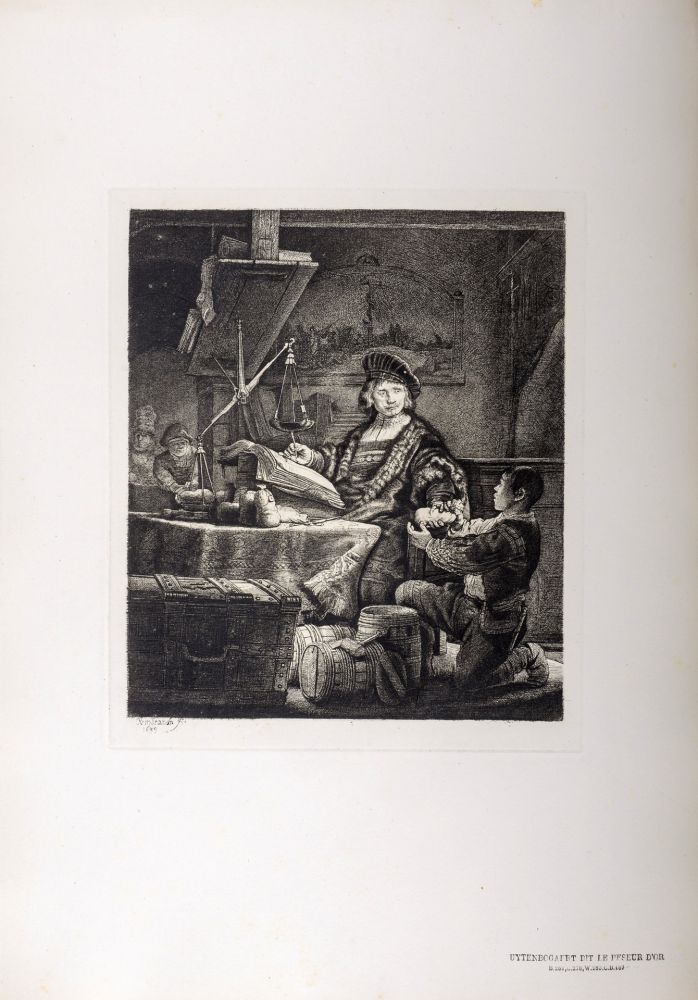 Heliograbado Rembrandt - Uytenbogaert dit Le Peseur d'Or