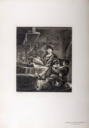 Heliograbado Rembrandt - Uytenbogaert dit Le Peseur d'Or