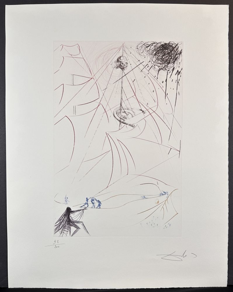 Grabado Dali - Vaisseau Fantome