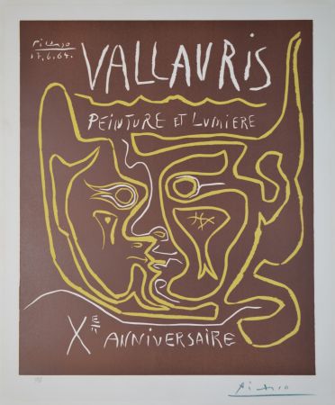 Linograbado Picasso - Vallauris Exhibition - B1850