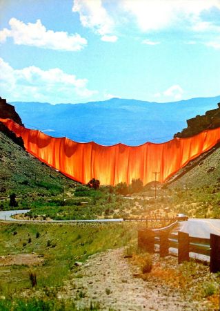 Offset Christo - Valley curtain, Rifle - Colorado 1-4