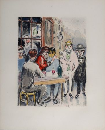 Litografía Van Dongen - Van Dongen, Fernande, Picasso, Apollinaire et Max Jacob, 1949