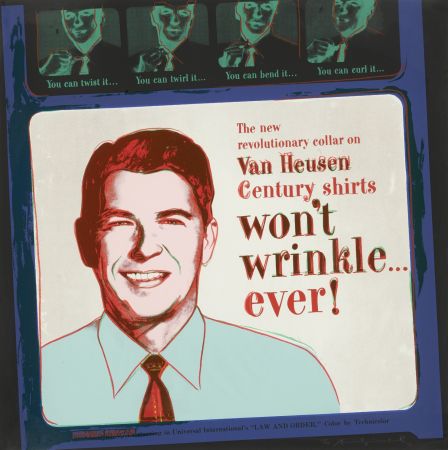 Serigrafía Warhol - Van Heusen (Ronald Regan)