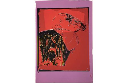 Serigrafía Warhol - Vanishing Animals: California Condor