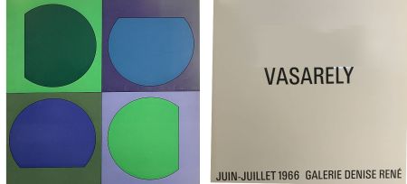Libro Ilustrado Vasarely - Vasarely Juin Juillet 1966 - Galerie Denise René