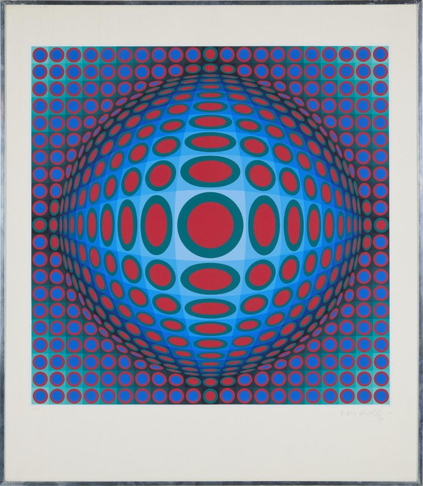 Serigrafía Vasarely - Vega 222