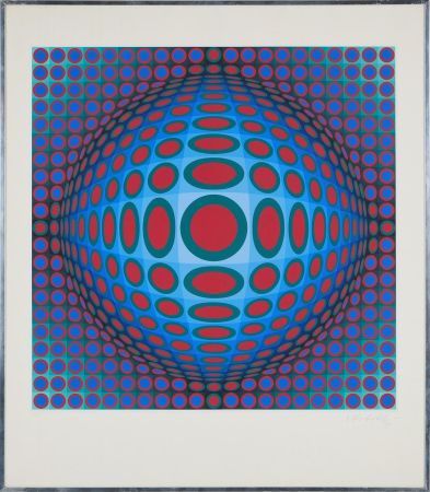 Serigrafía Vasarely - Vega 222