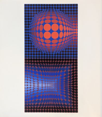 Serigrafía Vasarely - Vega Pauk 